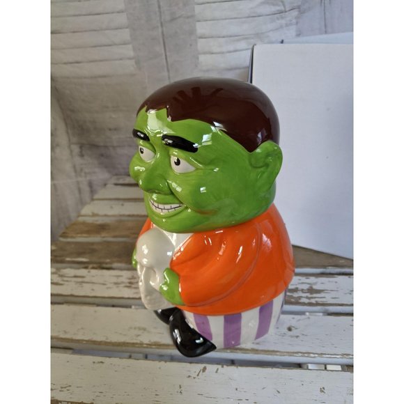 Frankenstein Halloween cookie jar dog‎ canister sto - Picture 3 of 9